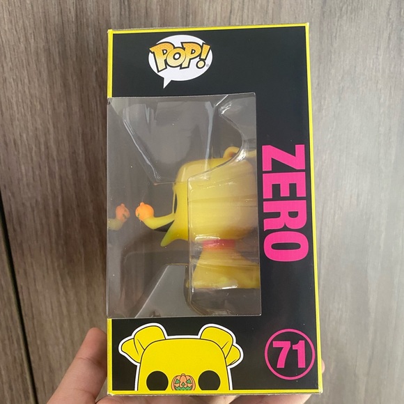 Funko Pop Disney #71 Zero Nightmare Before Christmas Blacklight - Picture 4 of 6